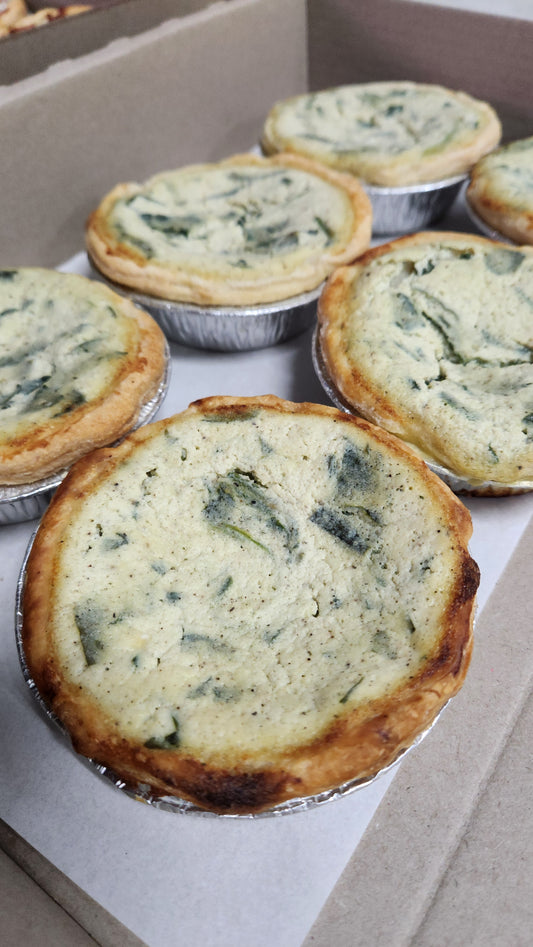 Quiche: Spinach & Ricotta (Vegetarian)
