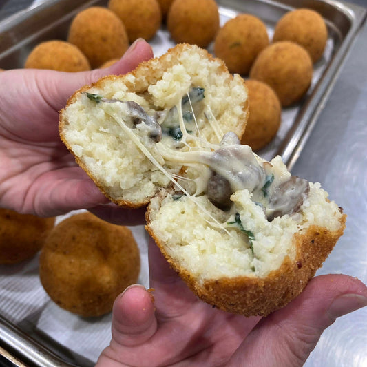 Arancini Creamy Mushroom & Spinach (Vegetarian) - 4 PACK
