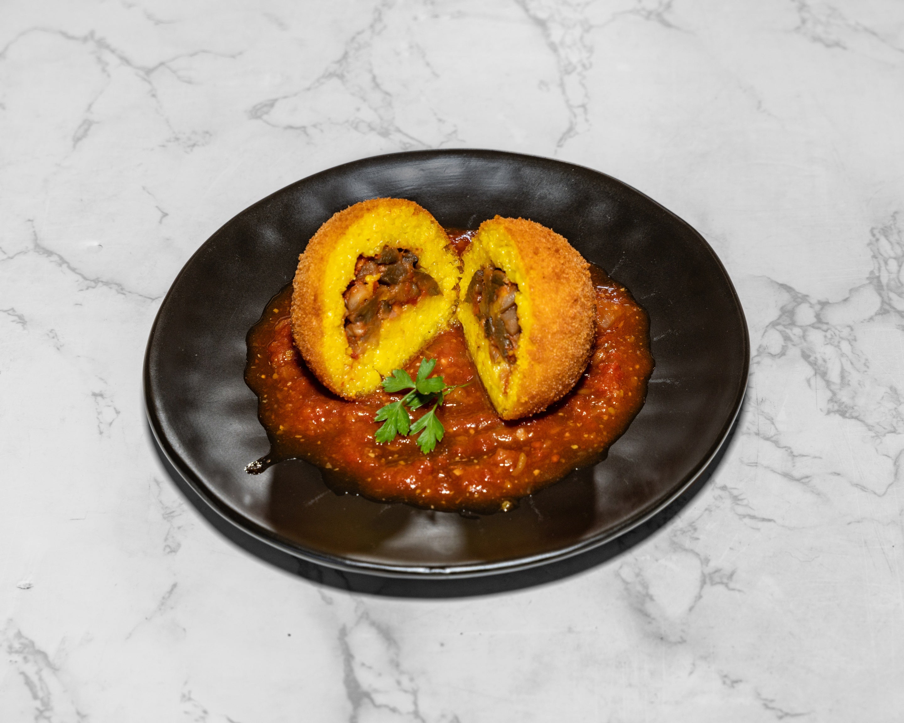 Arancini Arancini Eggplant Parmigiana (Vegetarian) – Nick's Gnocchi & Pasta