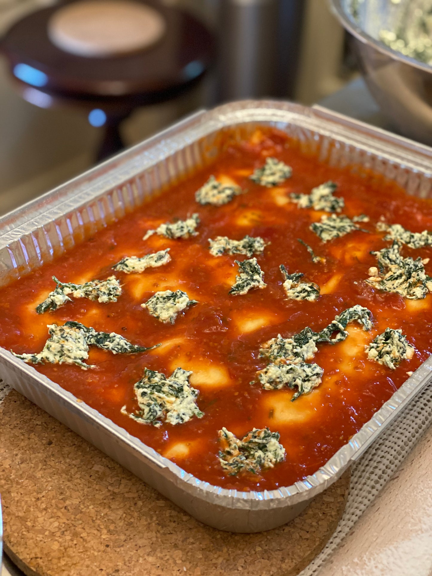 Handmade Spinach & Ricotta Lasagne