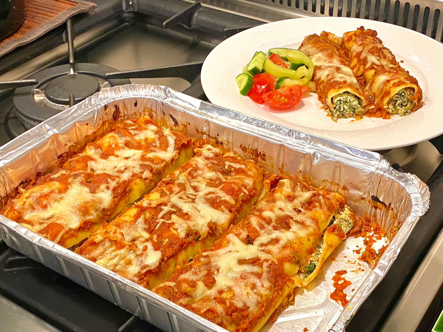 Spinach & Ricotta Cannelloni